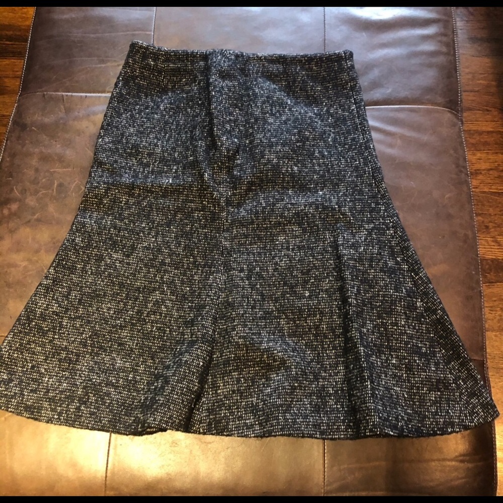 Alexander McQueen Tweed Midi Skirt Size 40